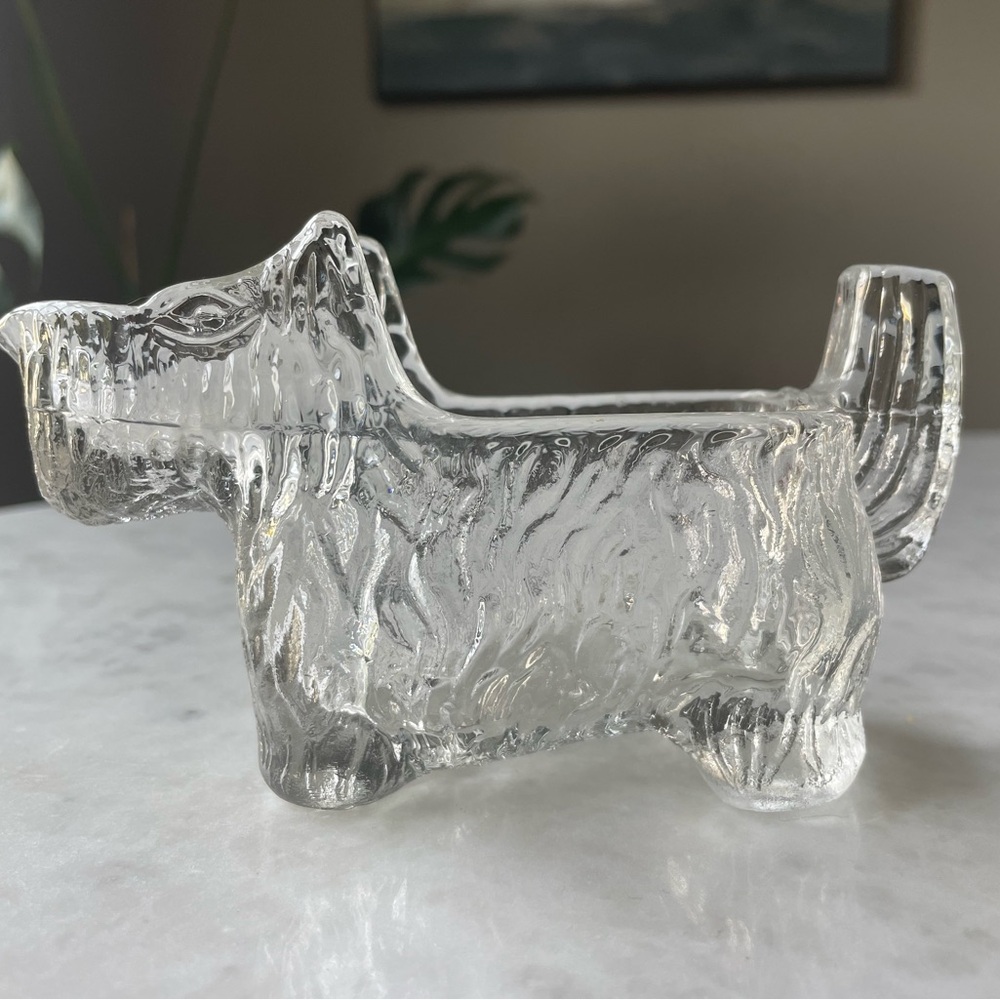 Crystal Glass Dog Figurine